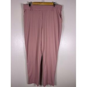 Jules & Leopold Pink XL High‎ Rise Spandex Sportwear Pull-on Pants Women'